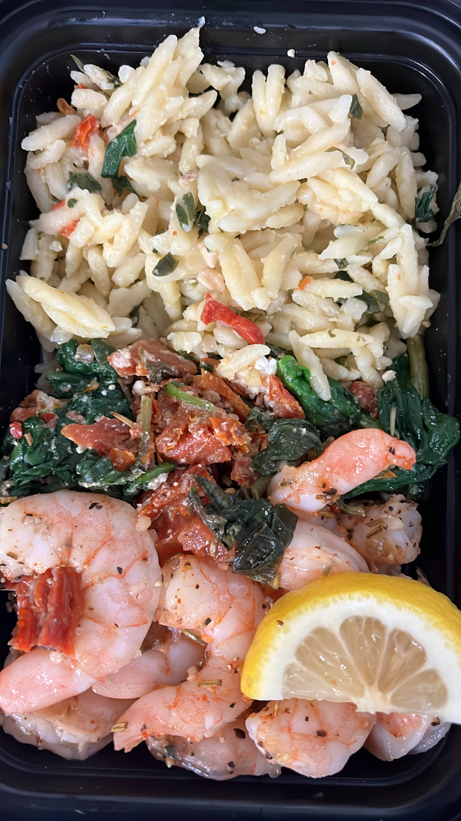 Marinated Shrimp & Orzo Pasta