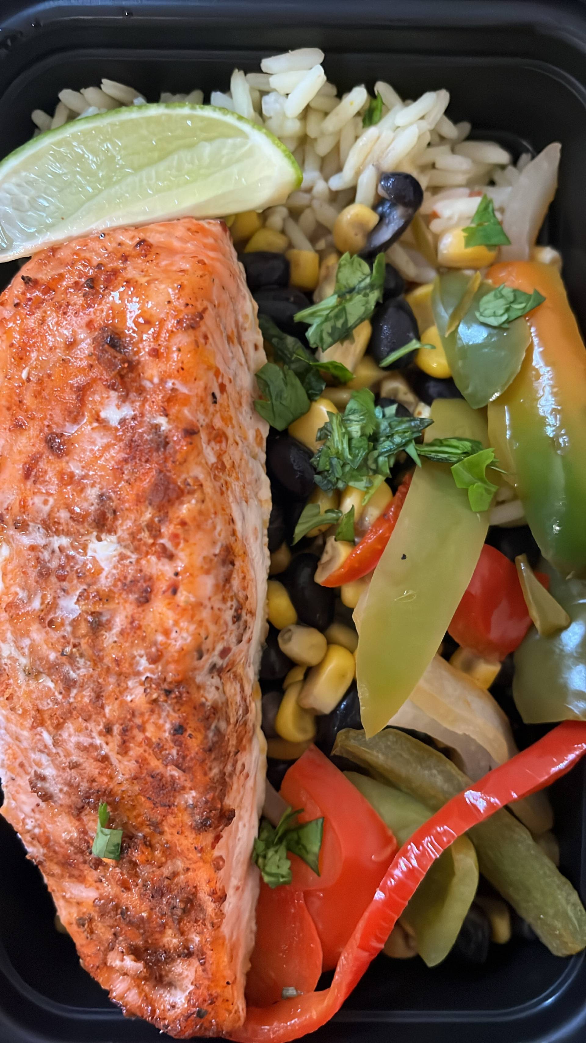 Tex Mex Salmon Fiesta Bowl