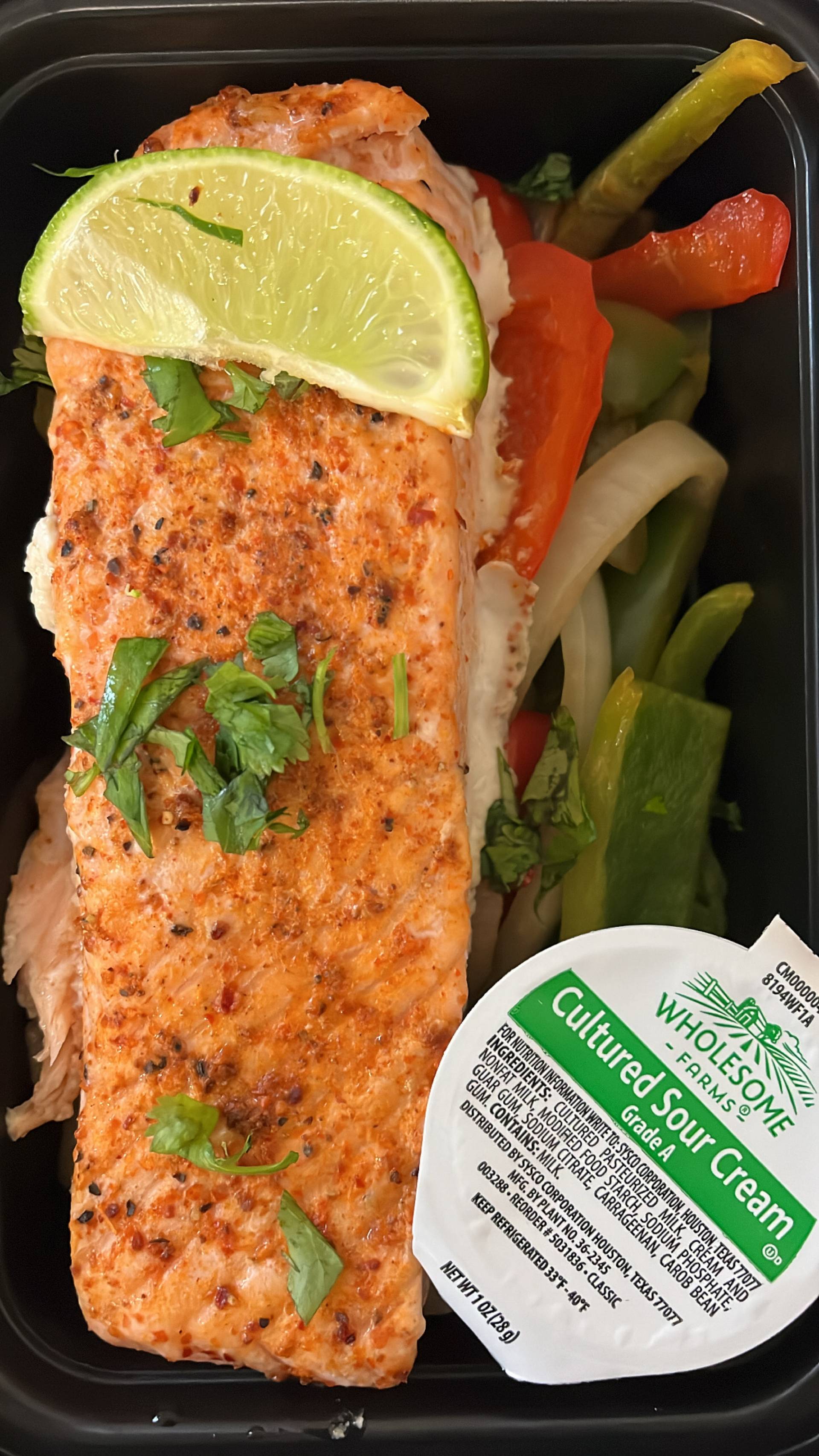 Tex Mex Salmon, Peppers & Onions