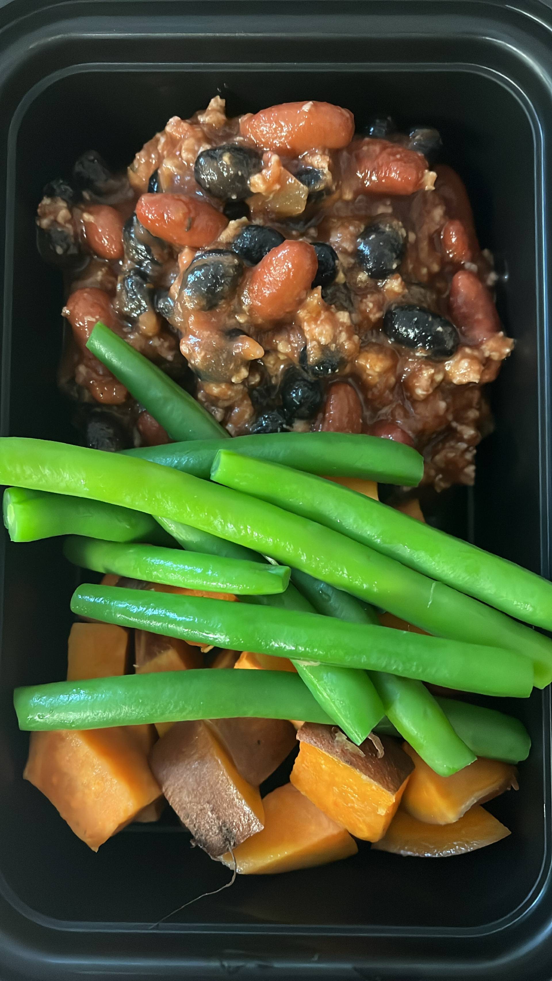 Turkey Chili & Sweet Potatoes