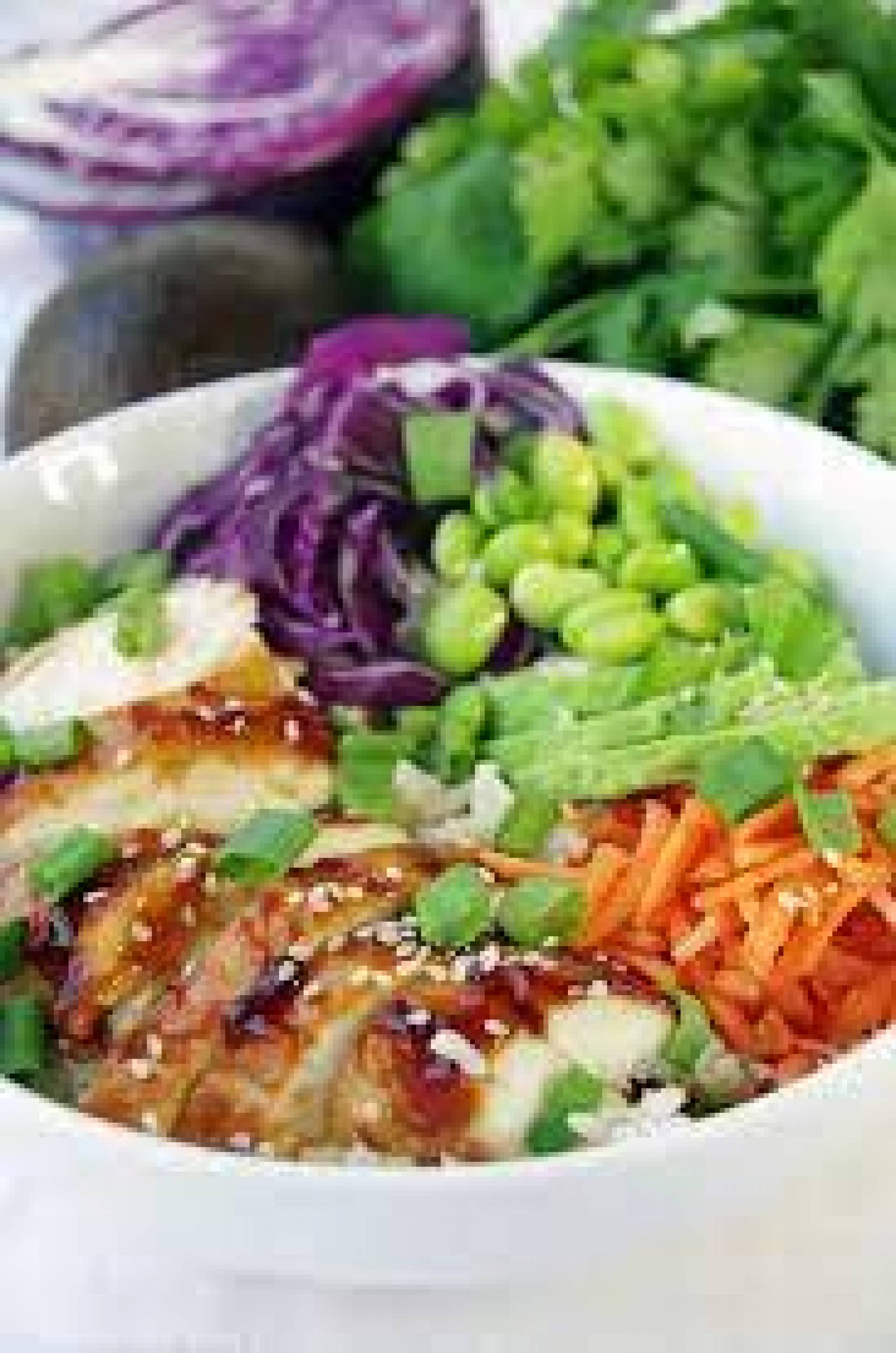 Grilled Chicken, Rice & Edamame