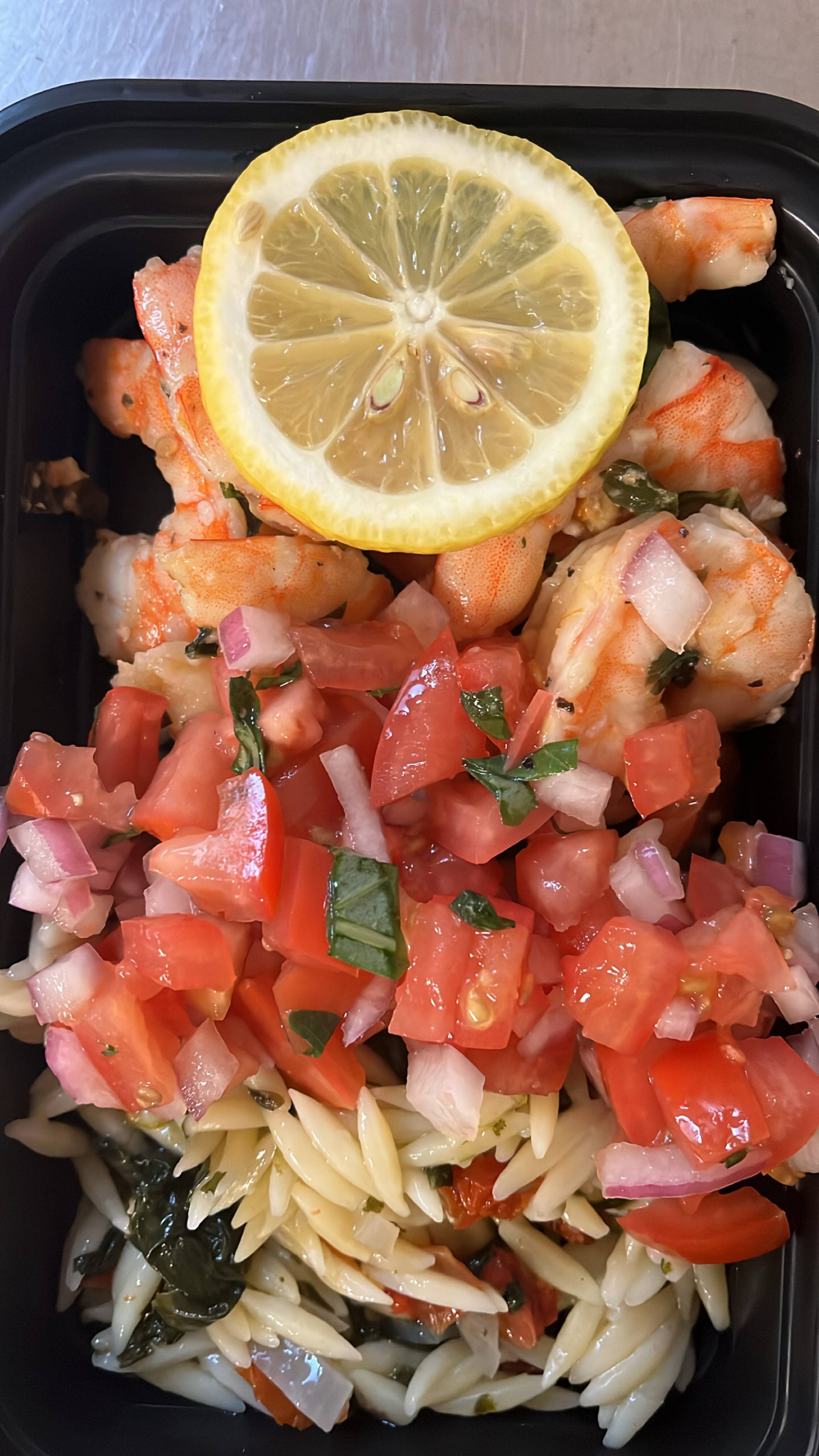 Shrimp & Orzo Pasta