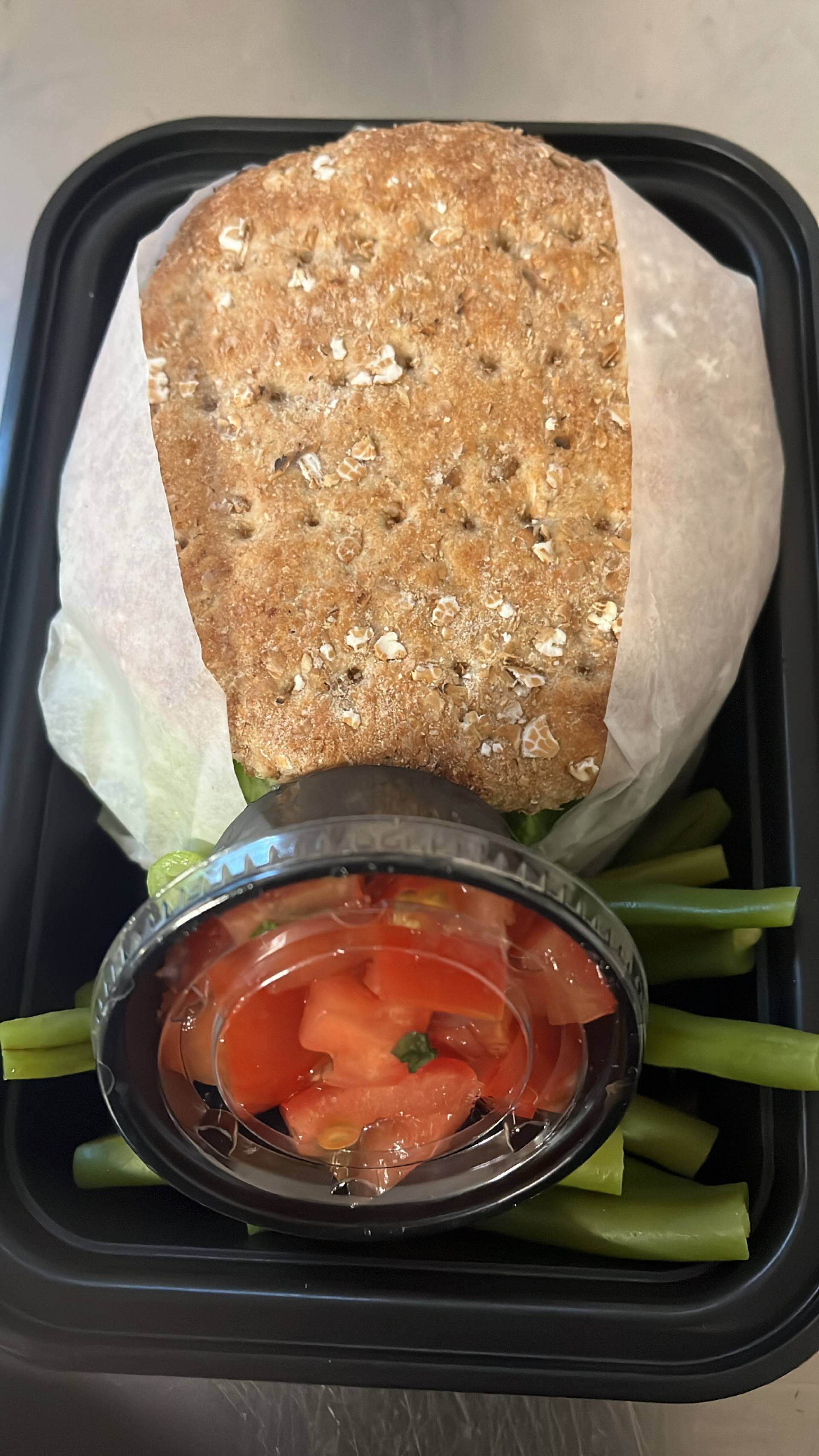 Turkey Burger & Bruschetta