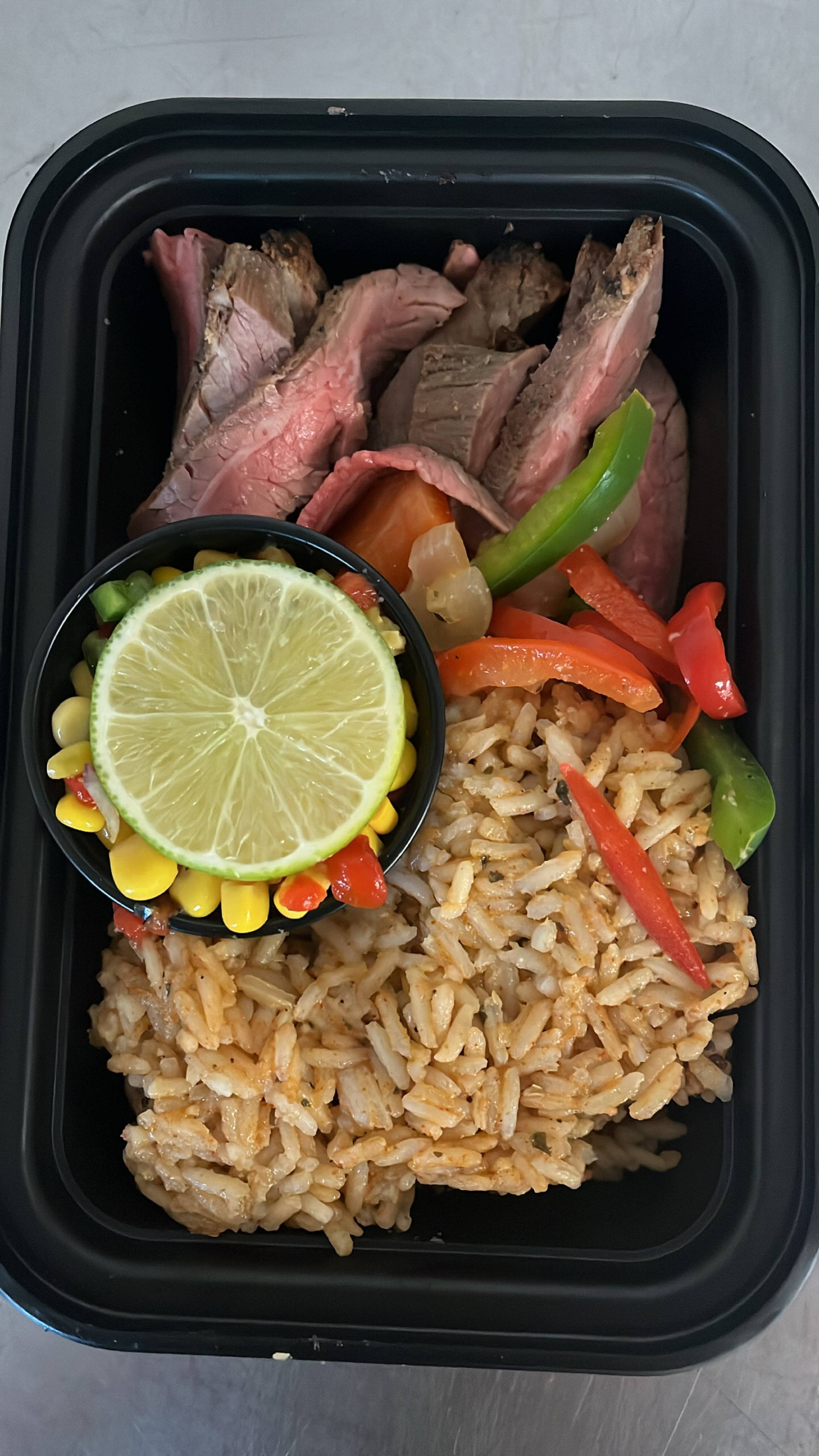 Flank Steak & Tex Mex Rice