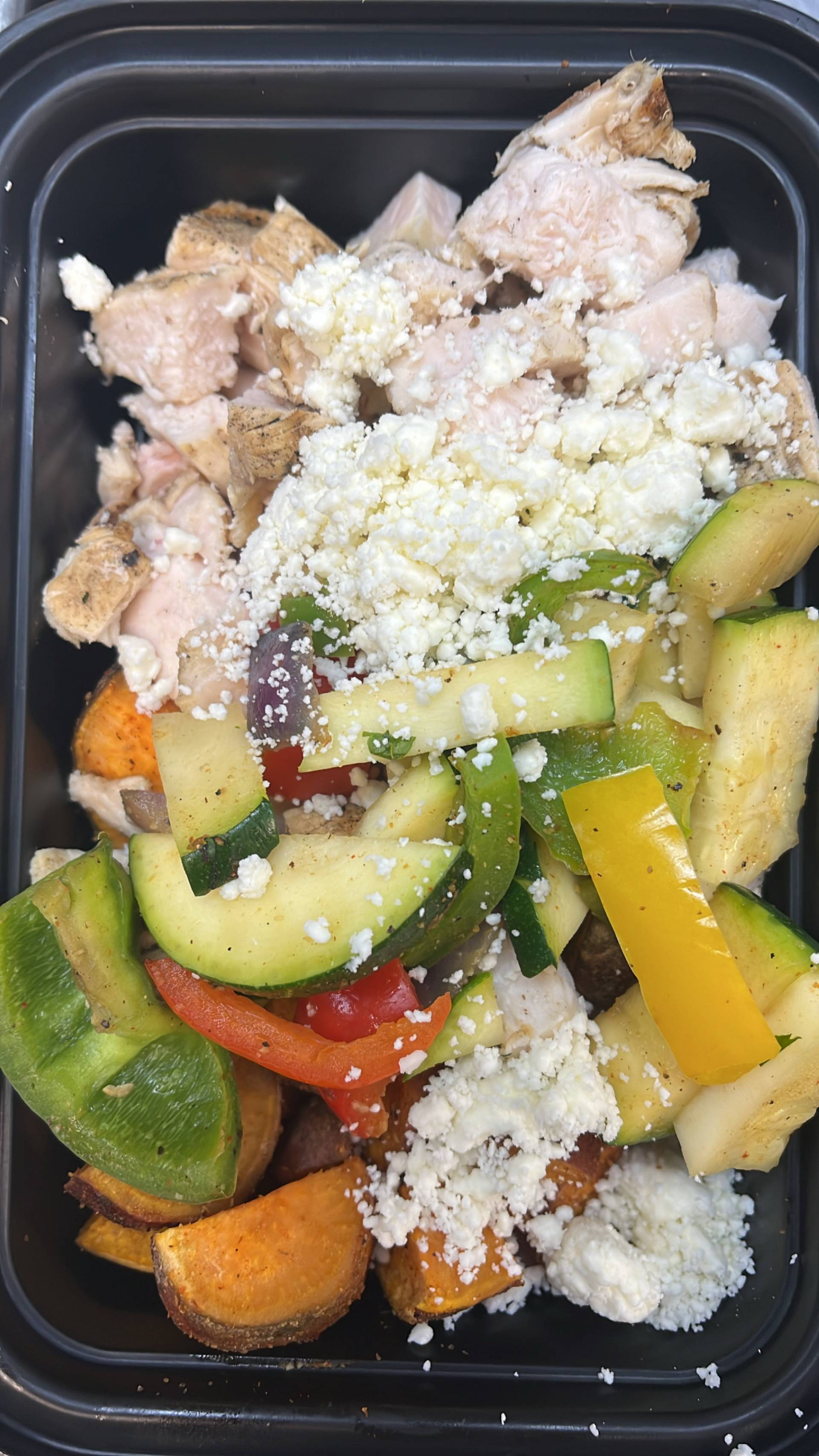 Balanced Meal) Grilled Chicken Sweet Potato & Feta