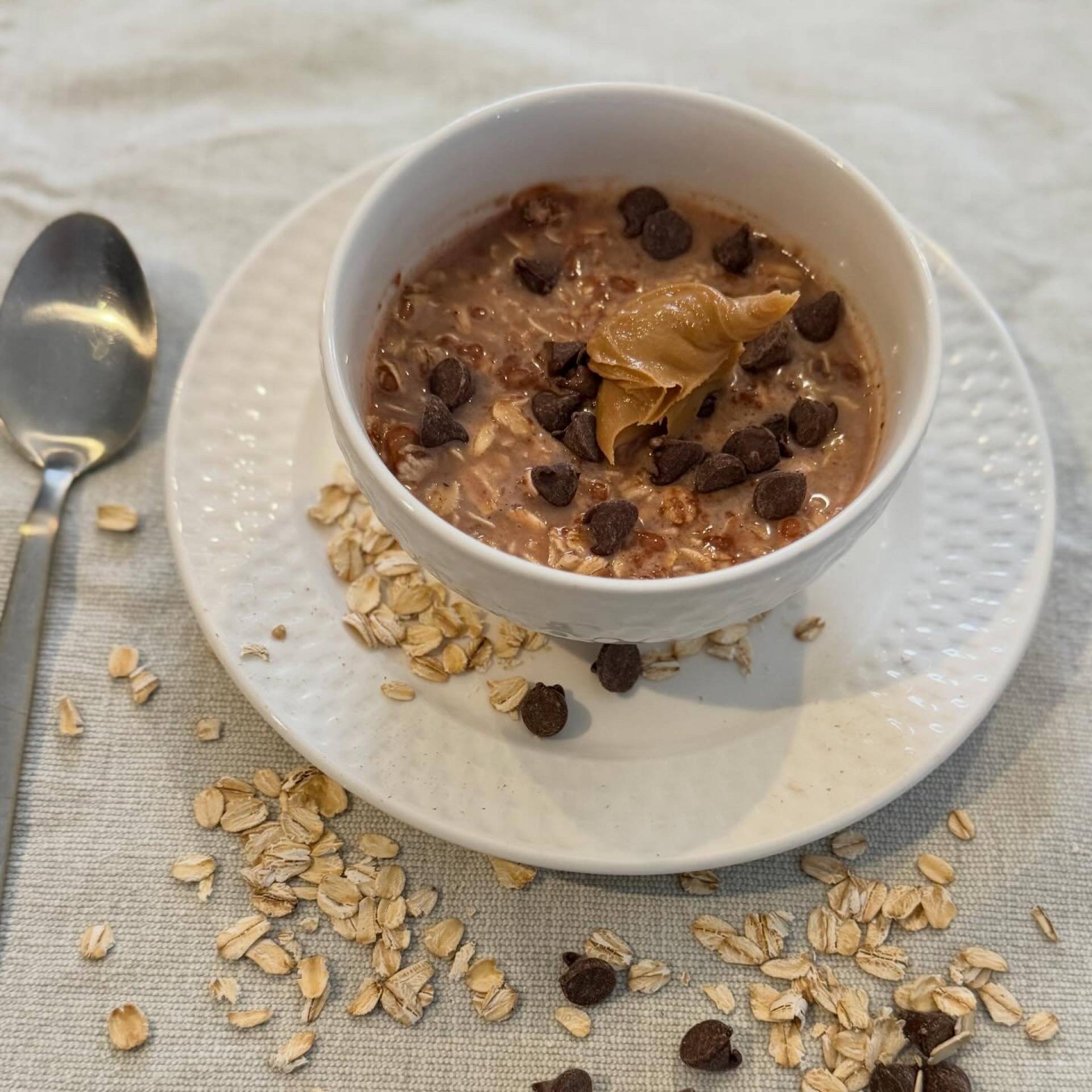 Breakfast Frozen) Chocolate, Banana Peanut Butter Protein Oats