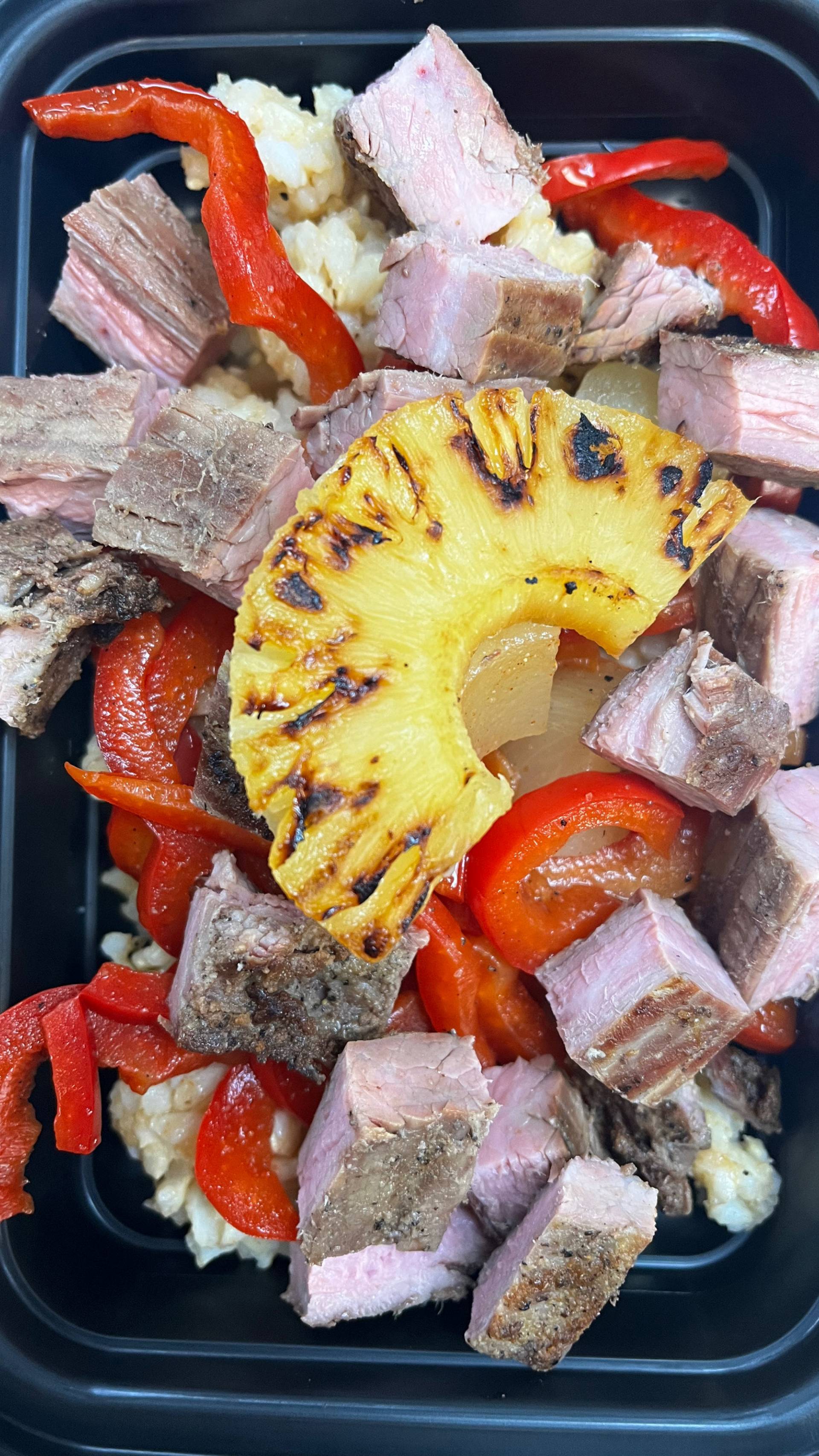 Balanced Meal DF) Steak, Pineapple & Brown Rice