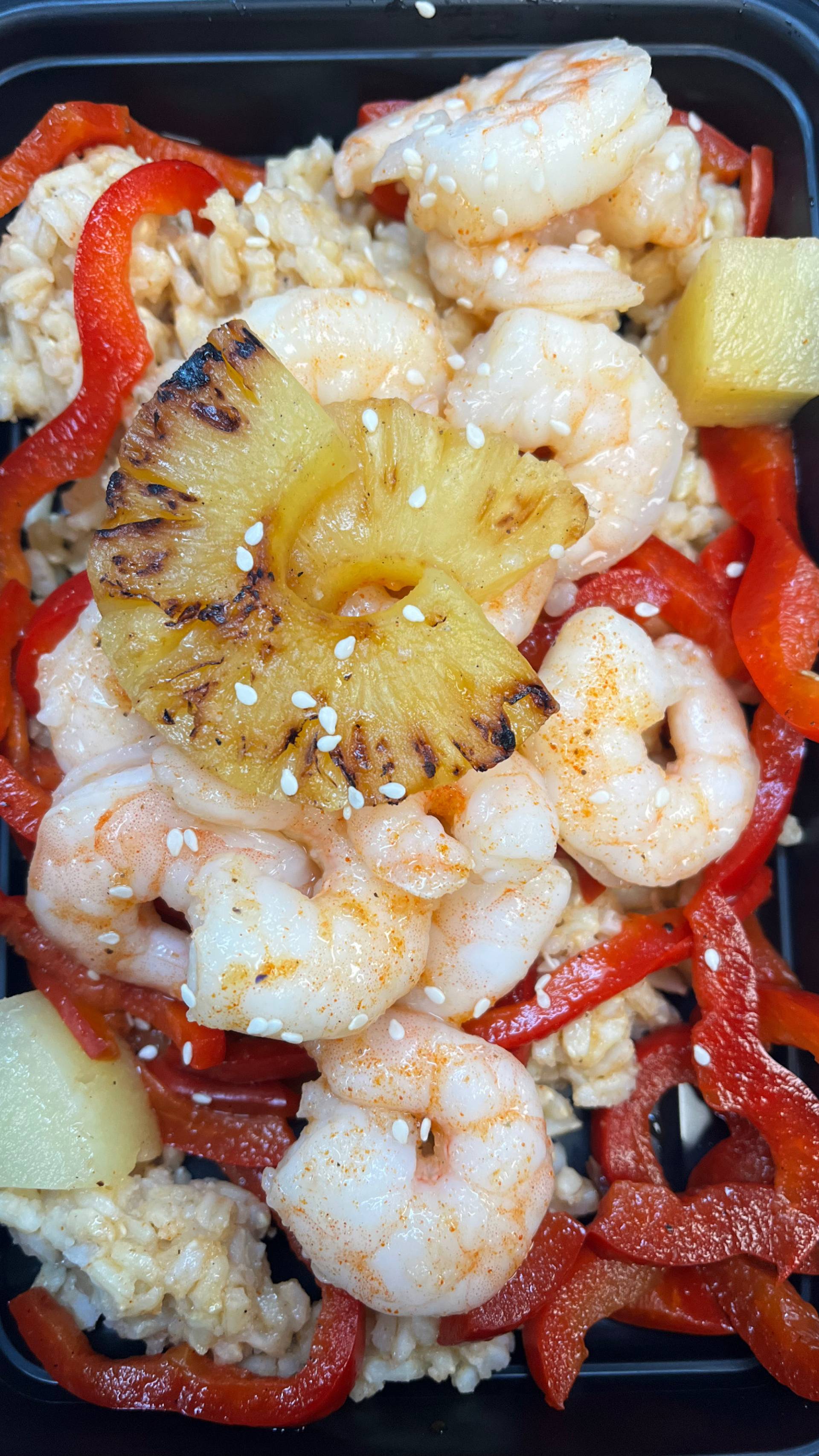 Balanced Meal DF) Shrimp, Pineapple & Brown Rice