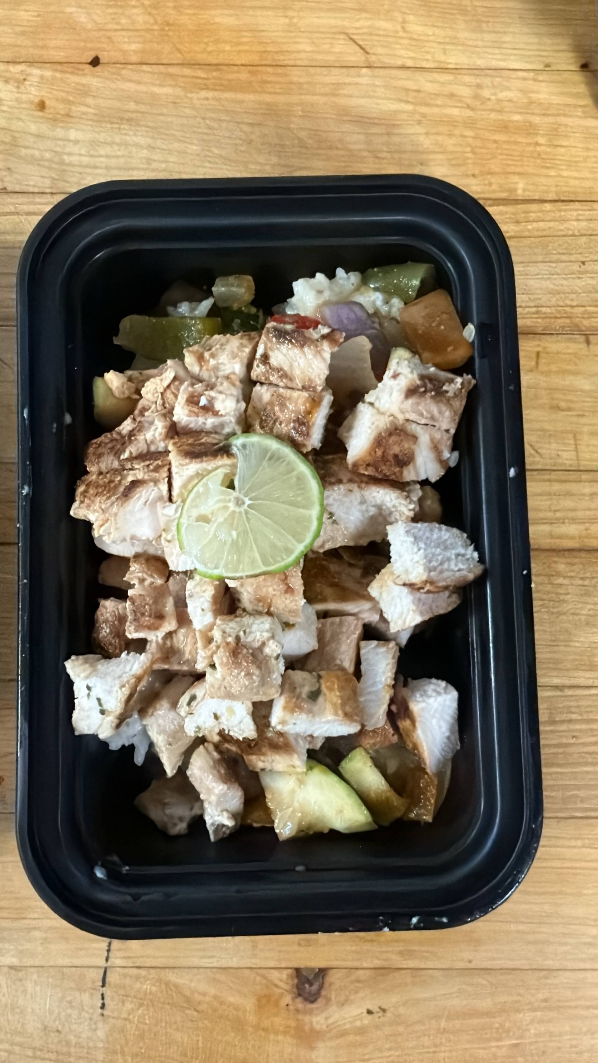 Balanced Meal DF) Honey Sesame Chicken & Lime Rice