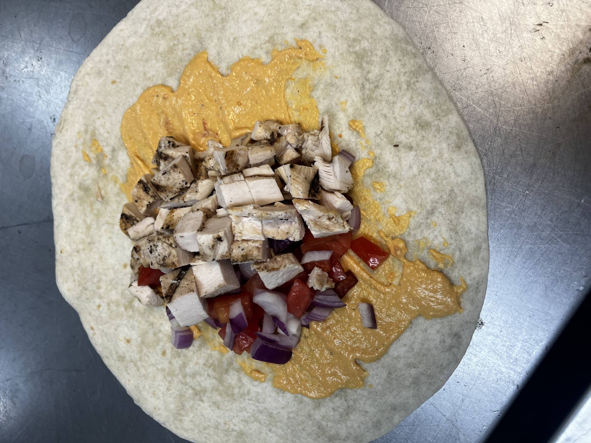 Wrap) Chicken & Hummus Wrap