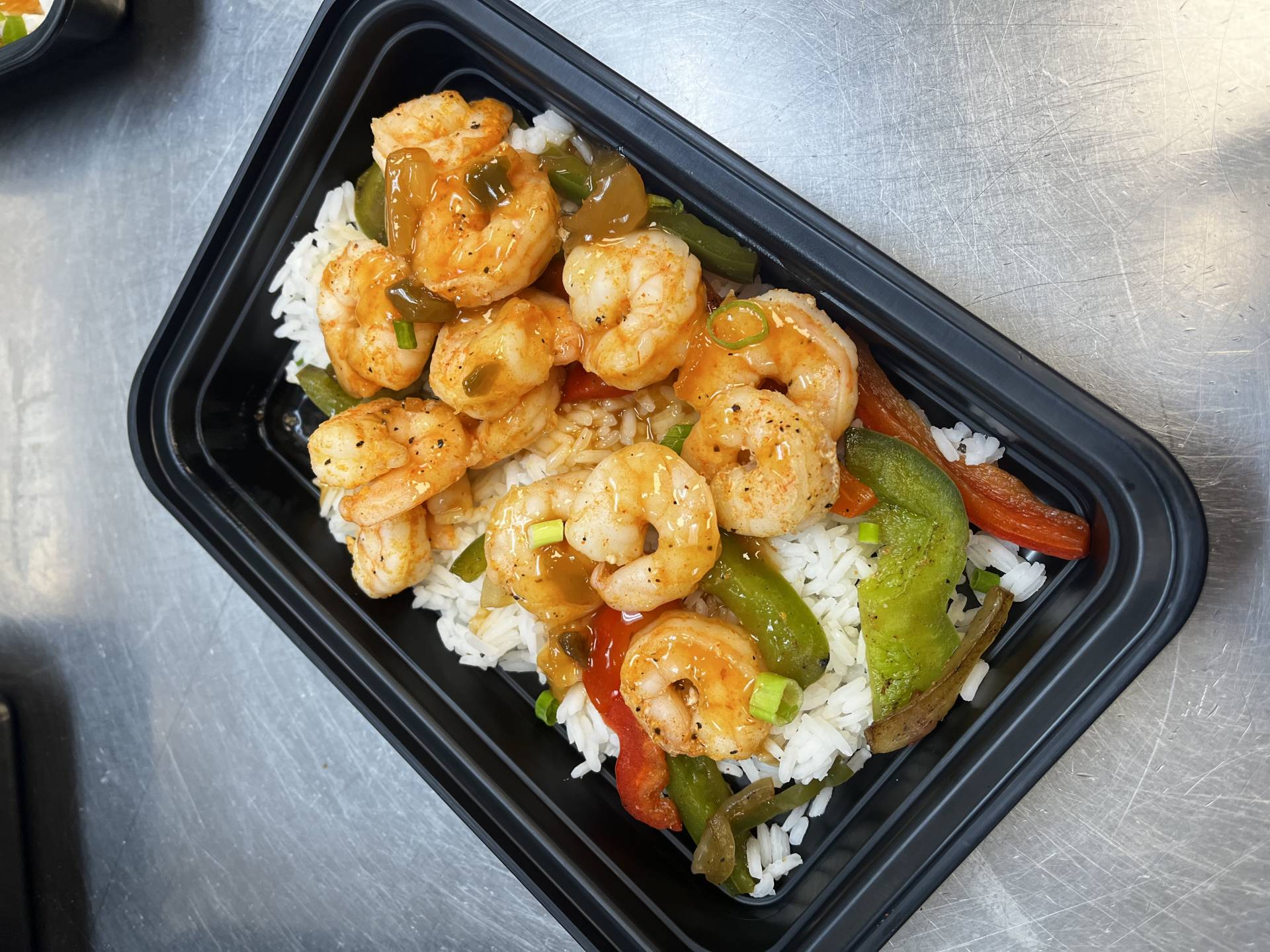 Balanced Meal DF) Sweet & Sour Shrimp & Rice