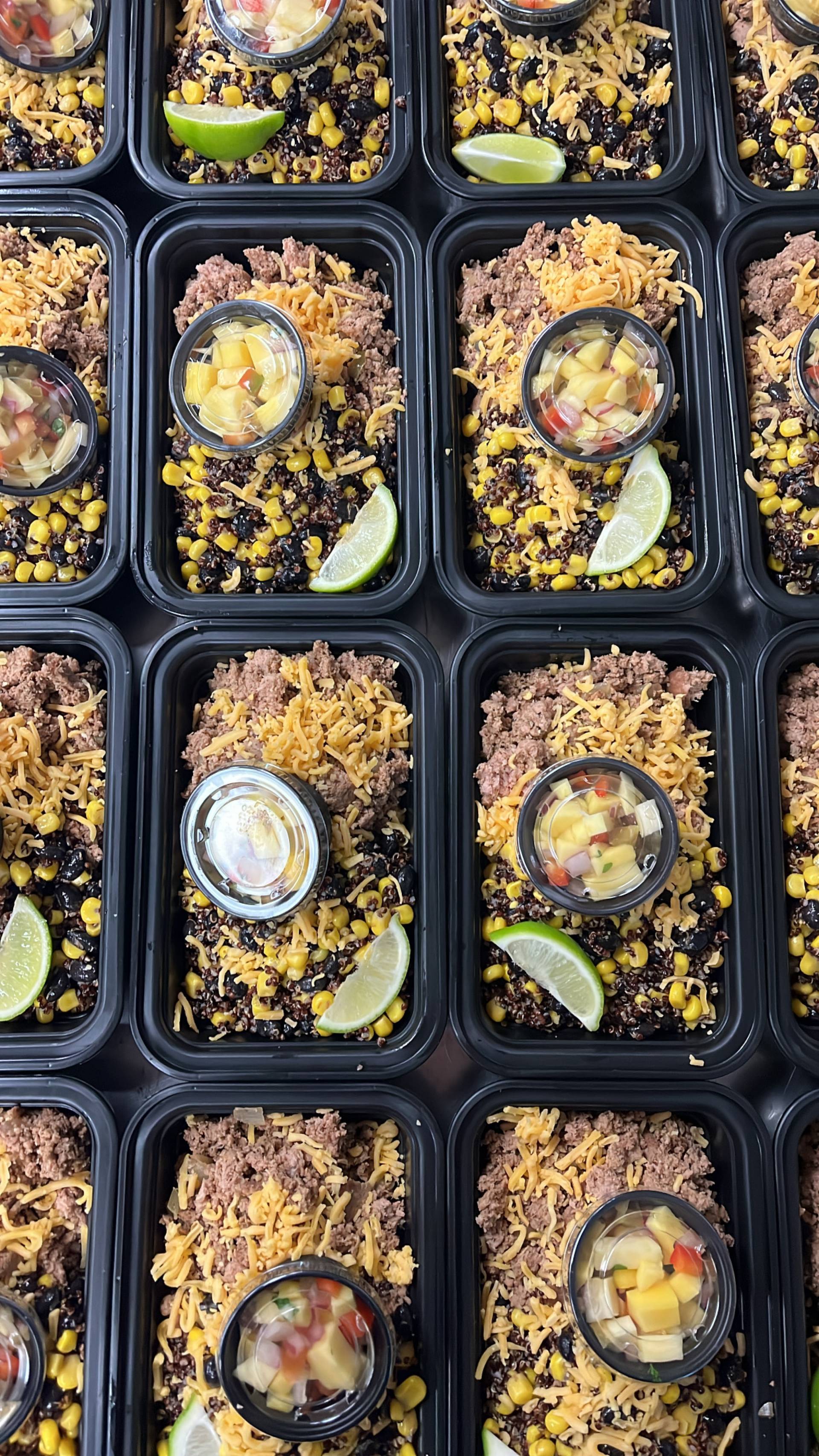 Spicy Turkey , Black Bean , Corn & Quinoa Bowl