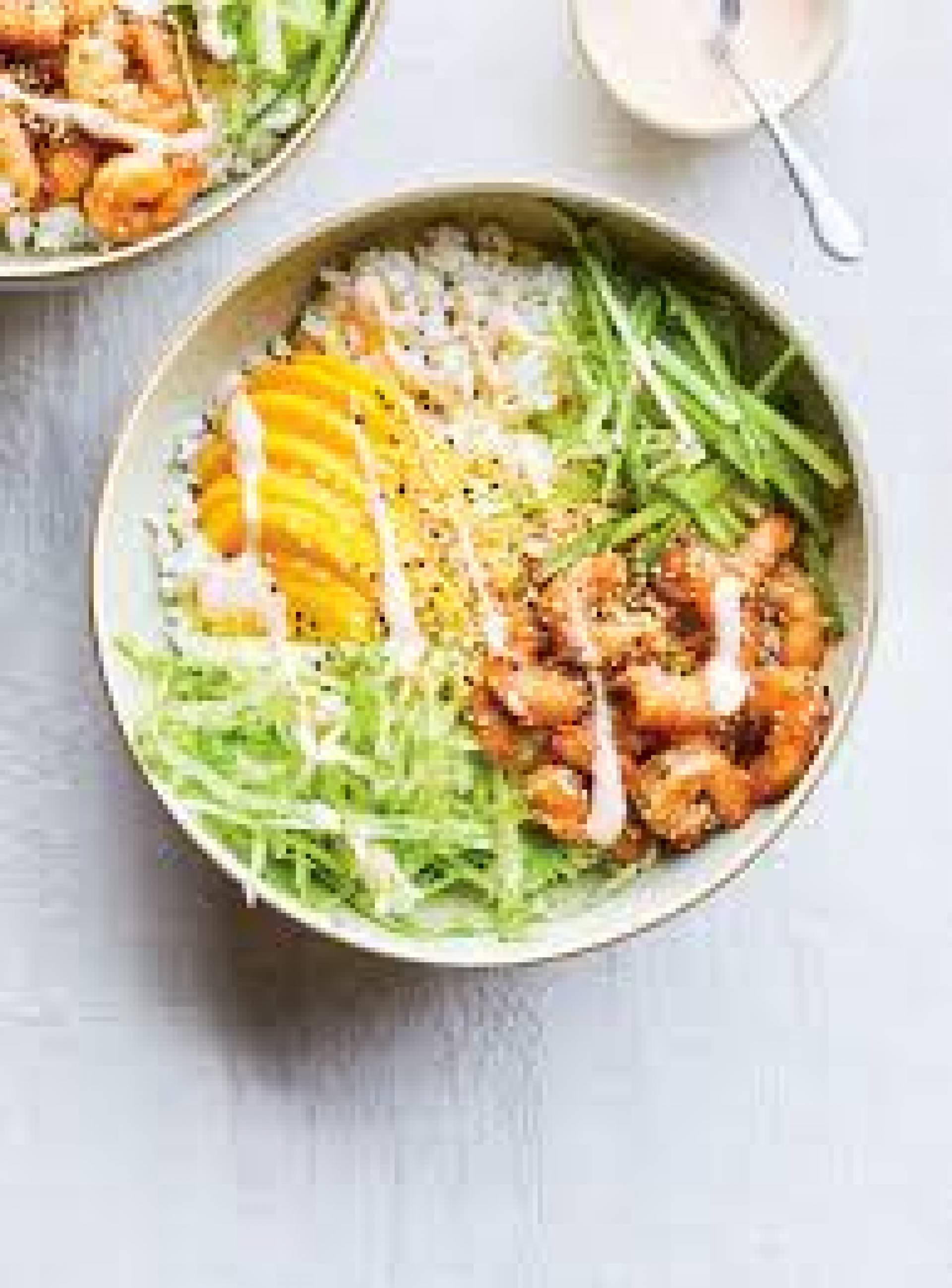 Balanced Meal DF) Shrimp & Rice Poke Bowl