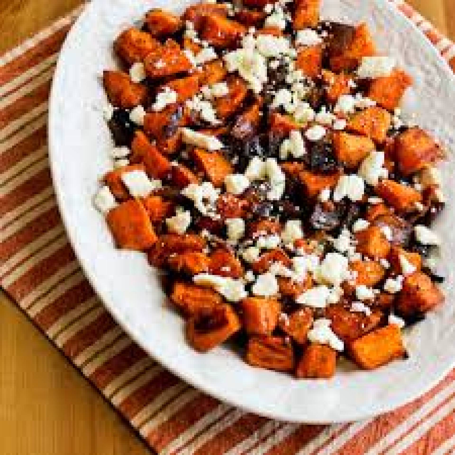 Balanced Meal) Spicy beef, Sweet Potato and Feta