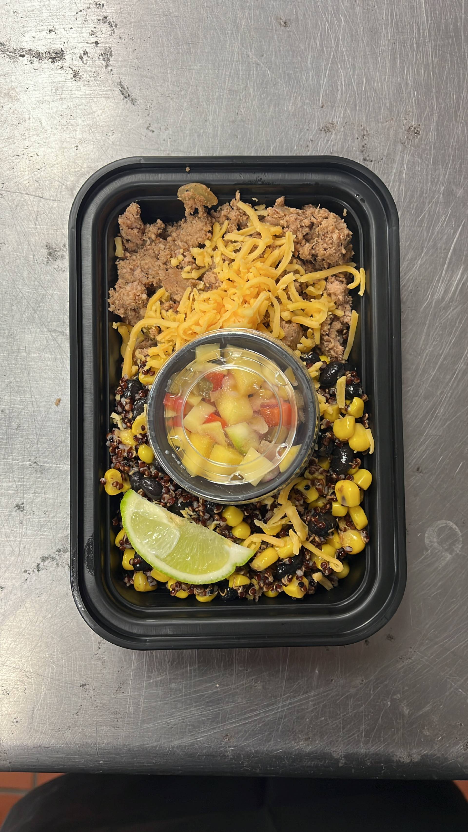 Spicy Turkey , Black Bean , Corn & Quinoa Bowl