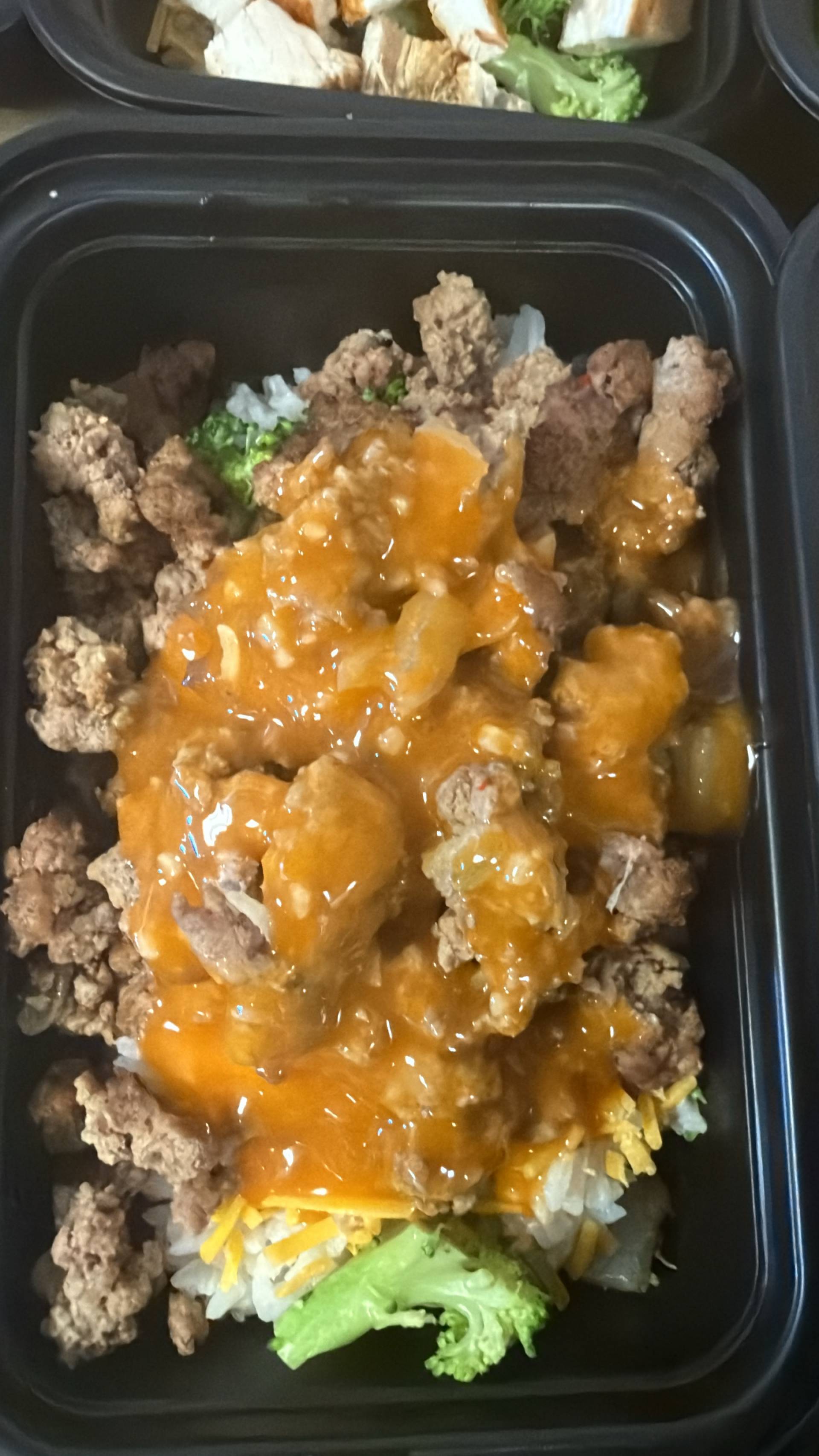 Keto/ Low Carb) Garlic Buffalo Beef, Broccoli & Cheddar