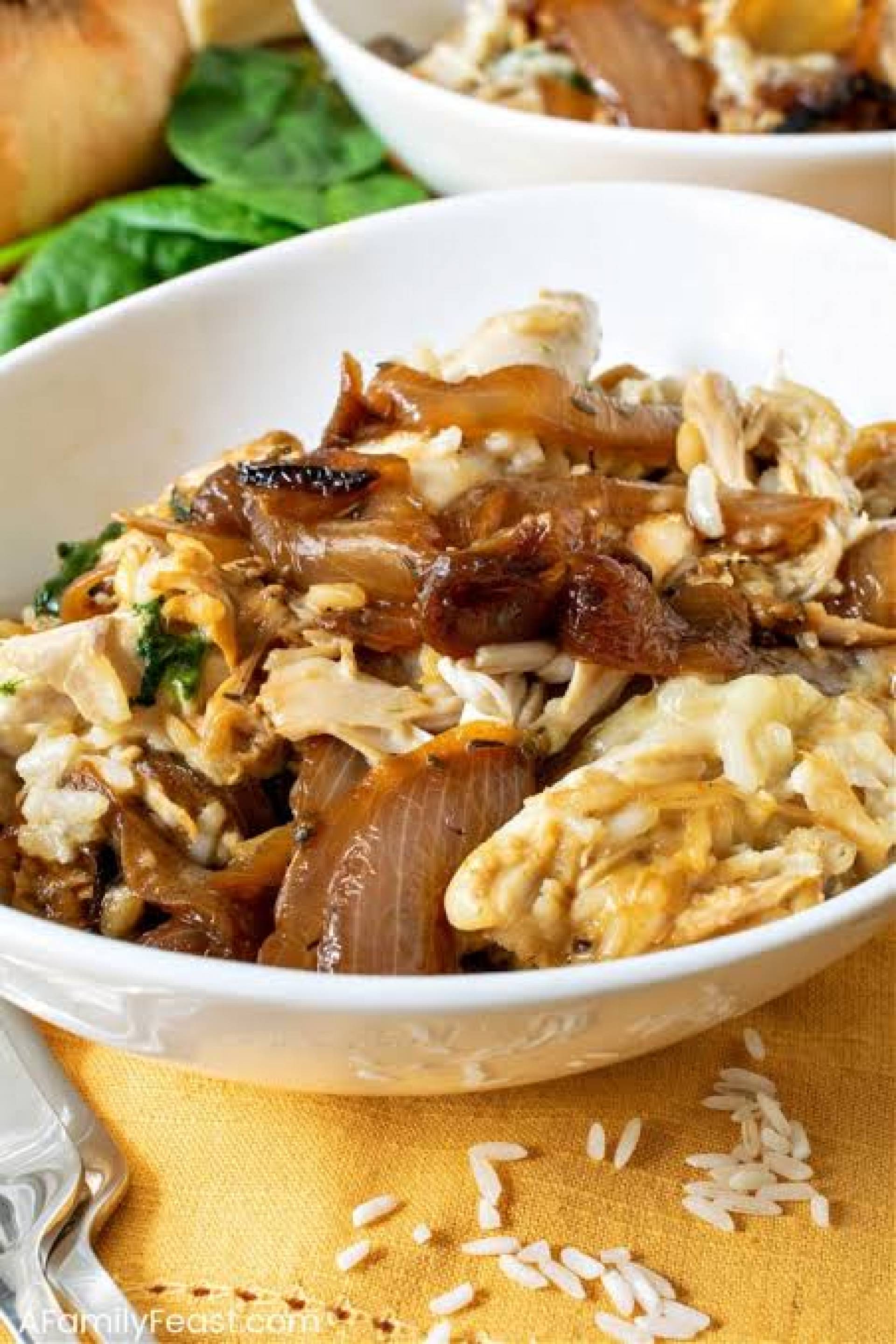 Balanced Meal) French Onion, Chicken & Rice Bowl
