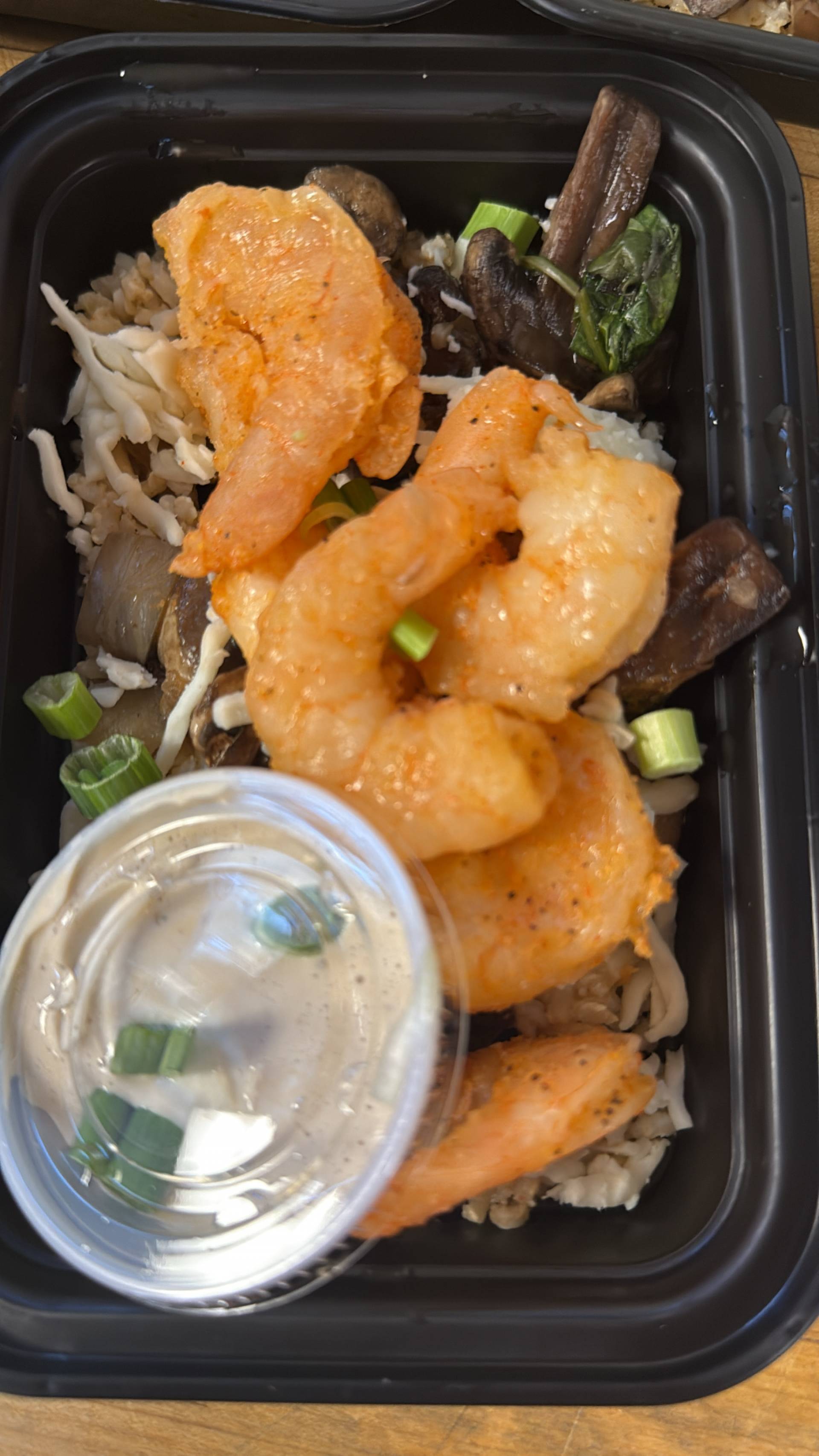 Balanced Meal) French Onion, Shrimp, Rice Bowl
