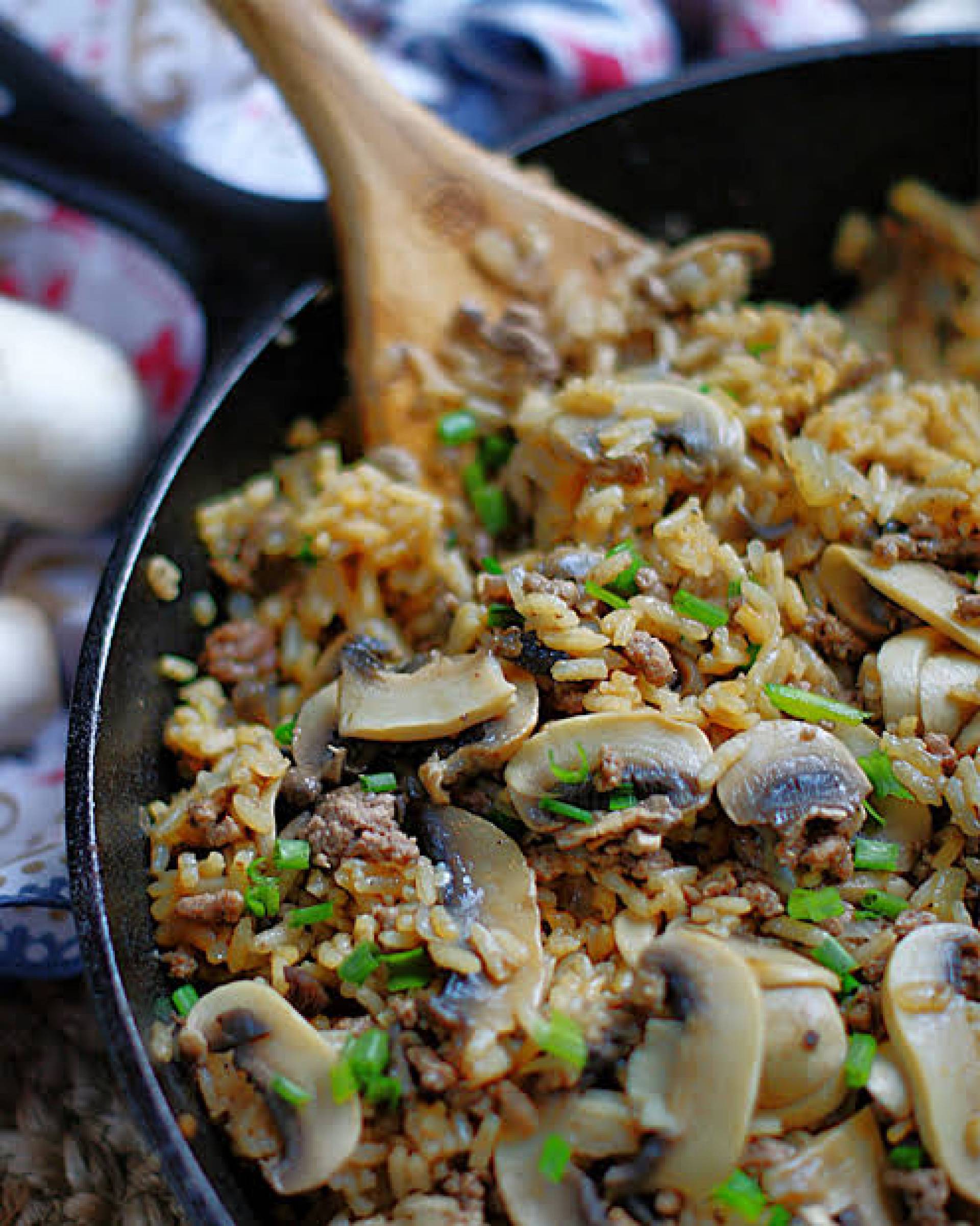 Balanced Meal) French Onion, Spicy Beef, Brown Rice Bowl