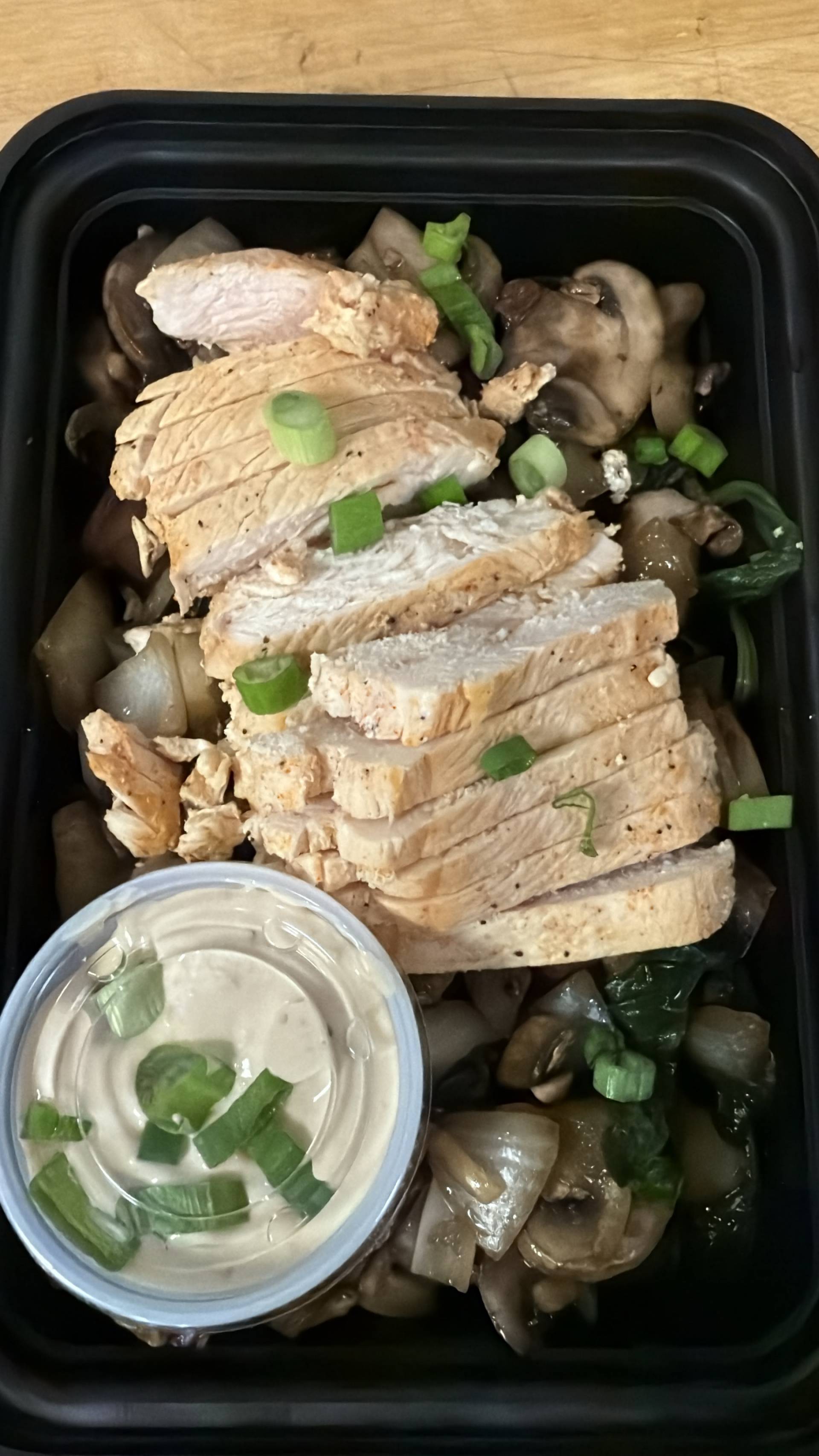 Keto/ Low Carb) French Onion Chicken, Mushroom/ Onion Bowl