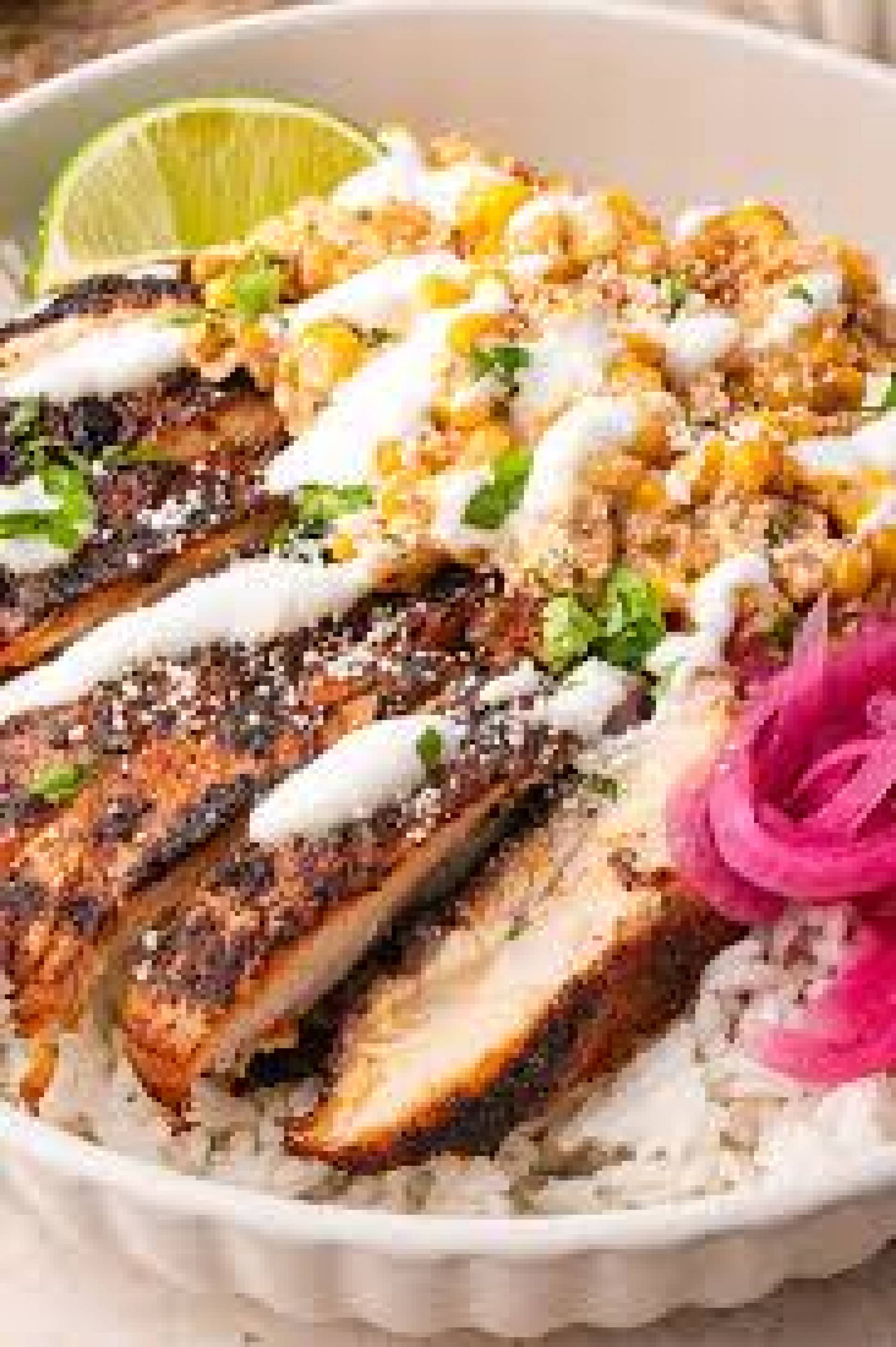 Balanced Meal) Chicken Street Corn Bowls