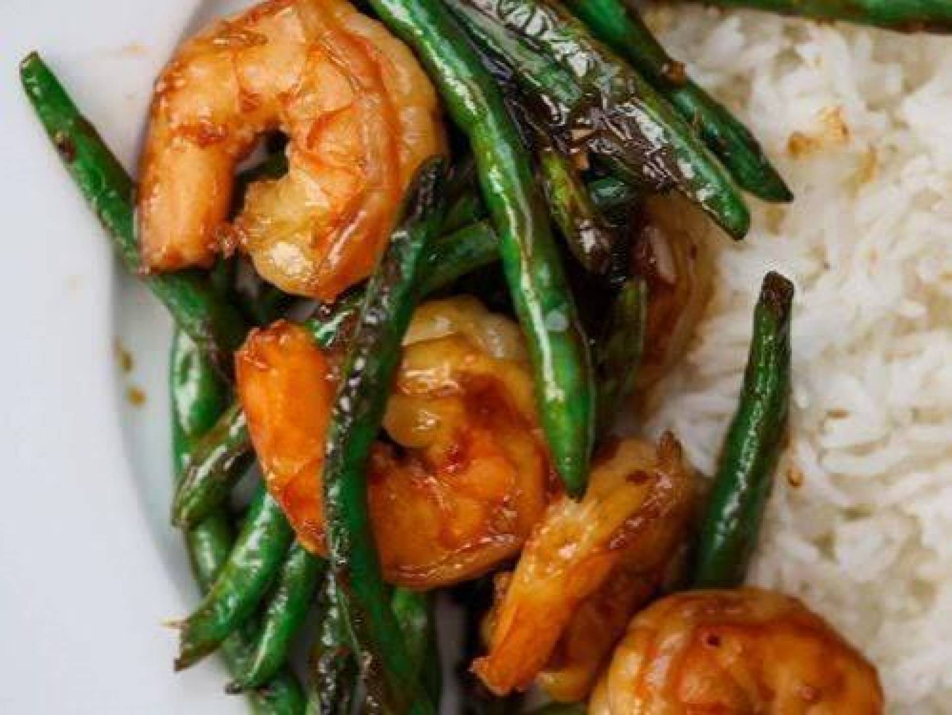 Balanced Meal DF) Hot Honey Shrimp & Rice Bowl