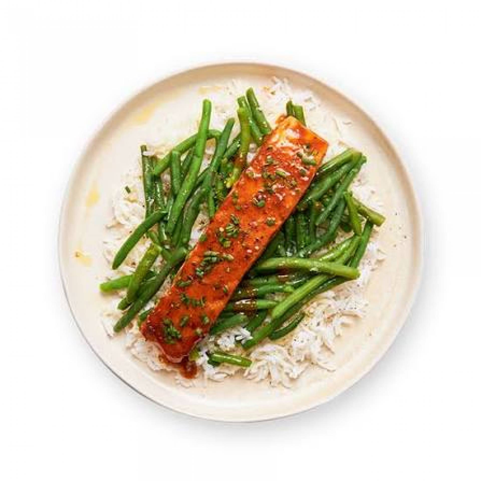 Balanced Meal DF) Hot Honey Salmon & Rice Bowl