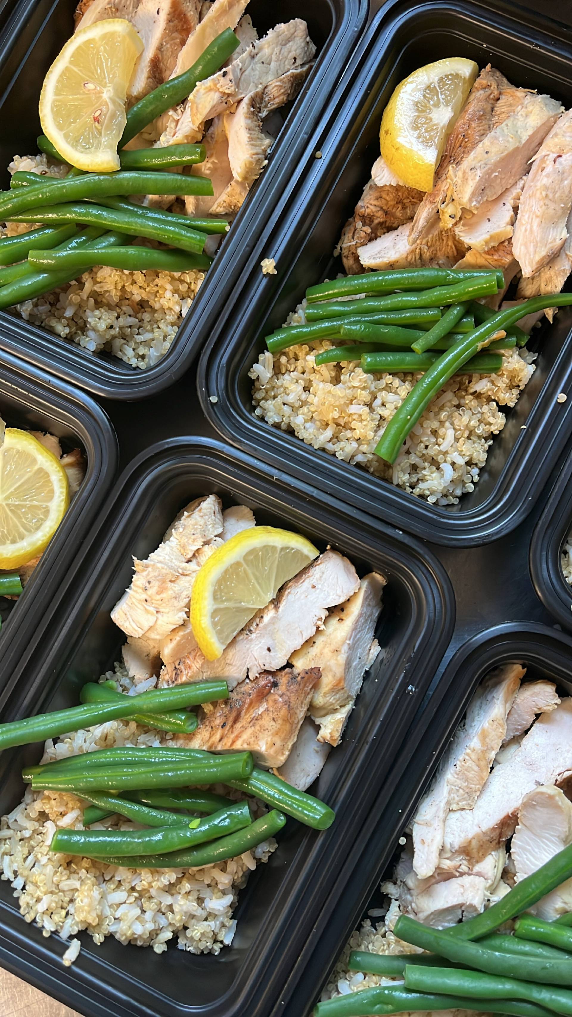 Balanced Meal) Lemon Pepper Chicken & Brown Rice