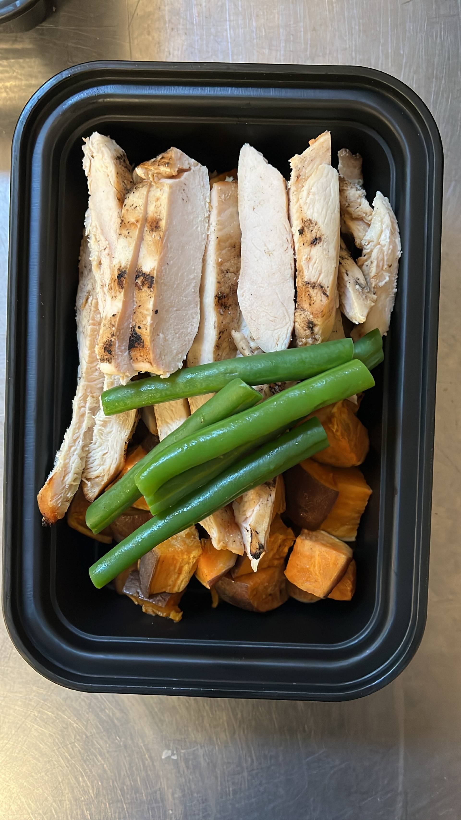 Post Run Grilled Chicken & Sweet Potato