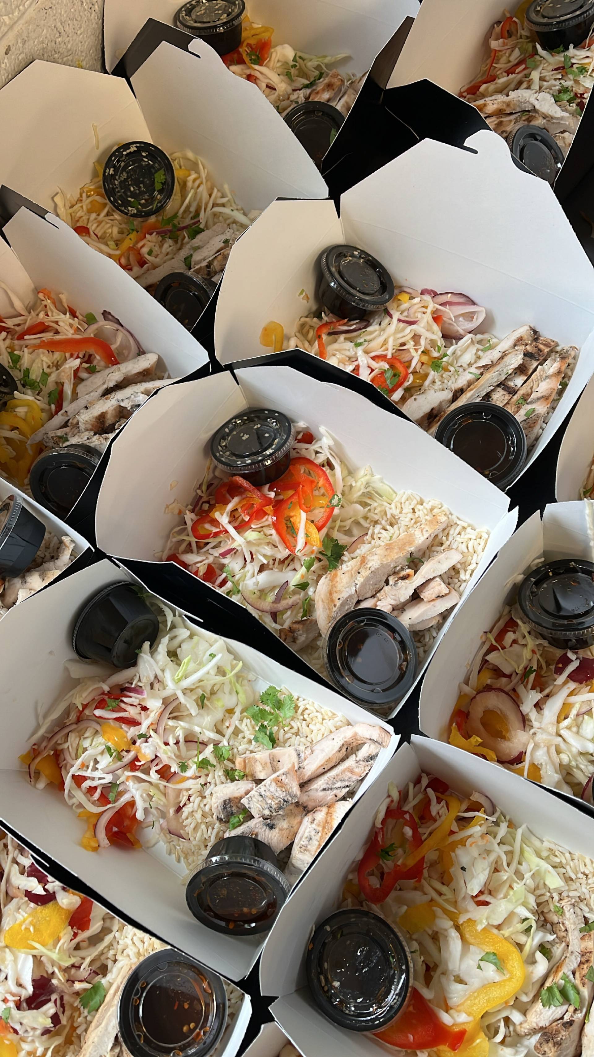 Spicy Korean Chicken & Sesame Slaw