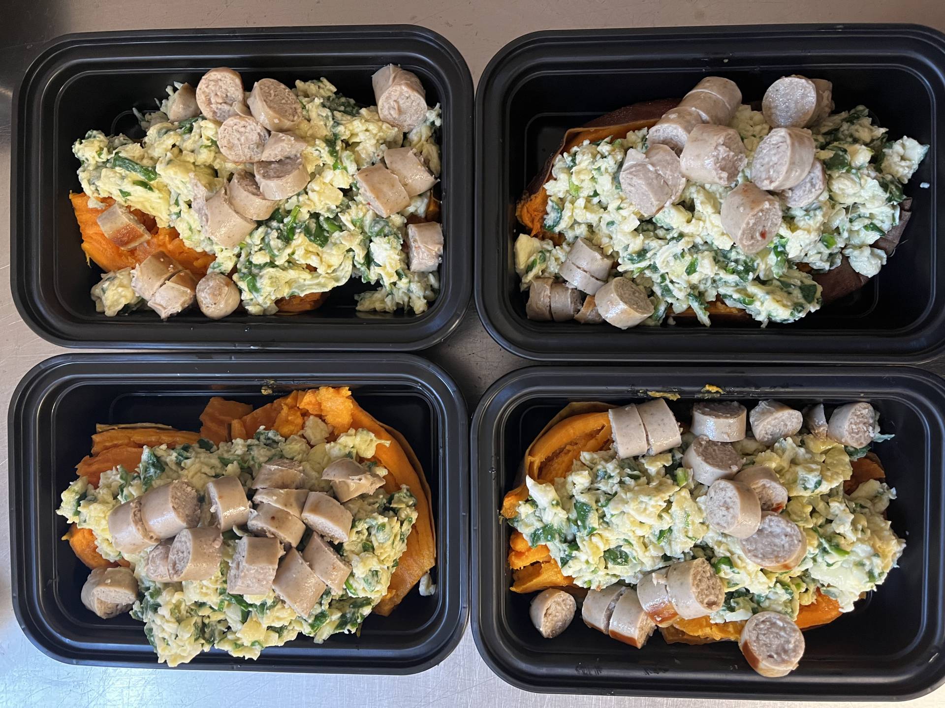 Breakfast) Stuffed Sweet Potato Breakfast
