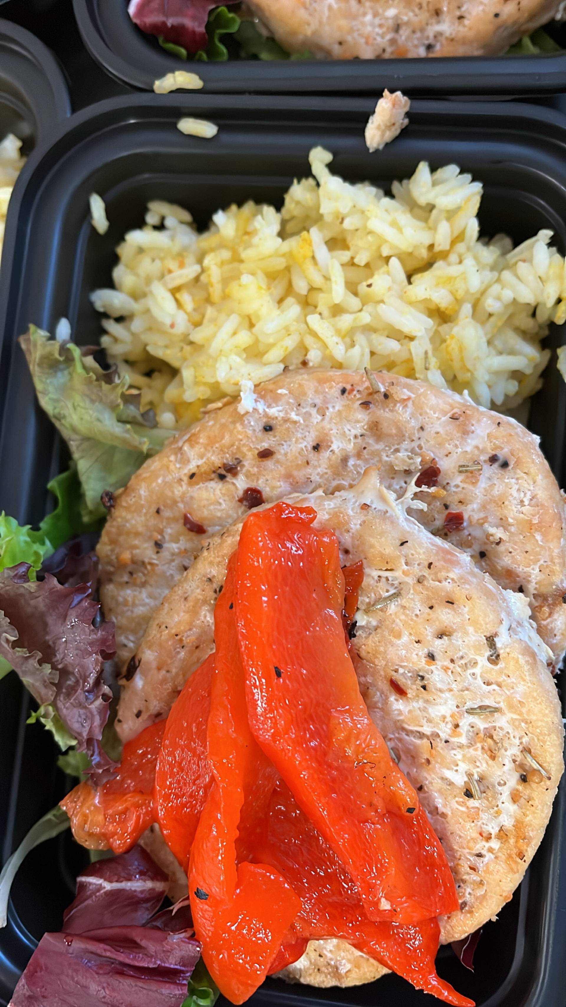 Salmon Patty , Turmeric & Lemon Rice.