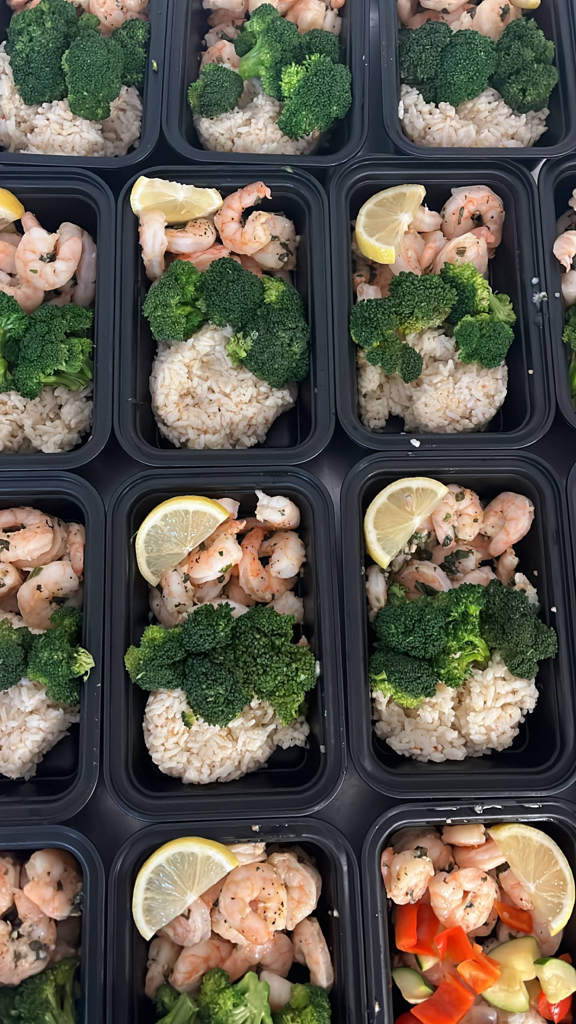 Garlic Shrimp & Creamy Rosemary Rice